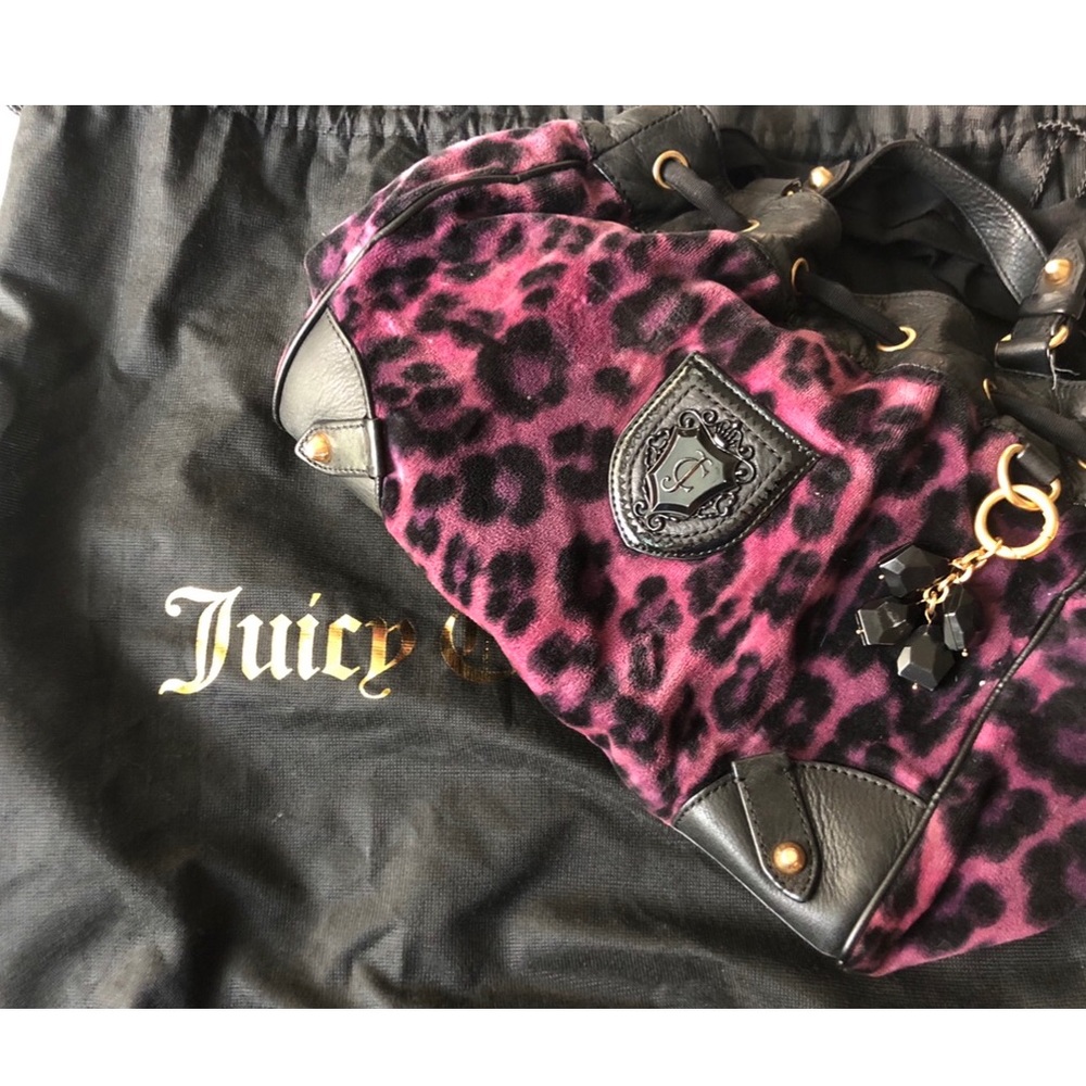 Juicy Couture Purple Cheetah Bag
